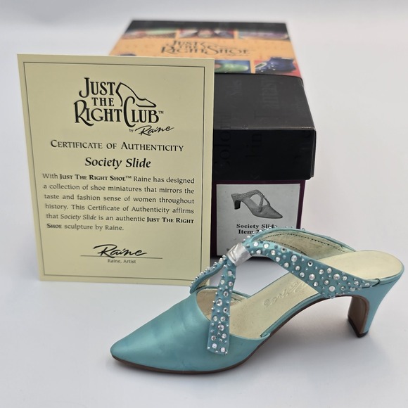 Willitts Other - Just The Right Shoe Society Slide In Box Vintage 2000 COA Raine Willitts Mini